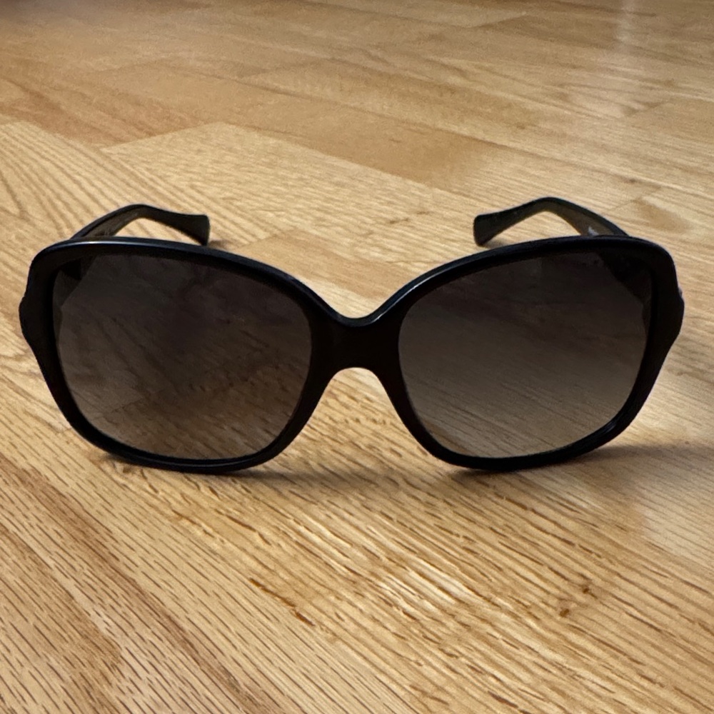 Ralph Lauren Black Oversized Sunglasses